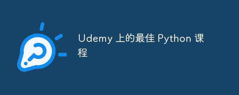 Udemy 上的最佳 Python 课程
