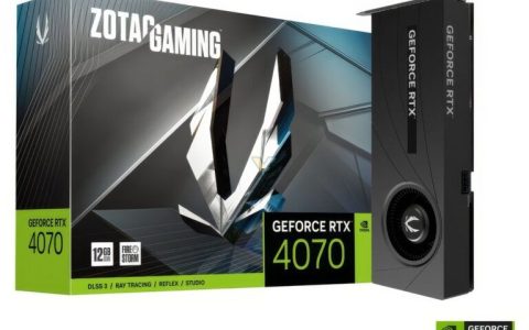 索泰发布第 13 款 RTX 4070 显卡：涡轮扇设计、兼容 SFF
