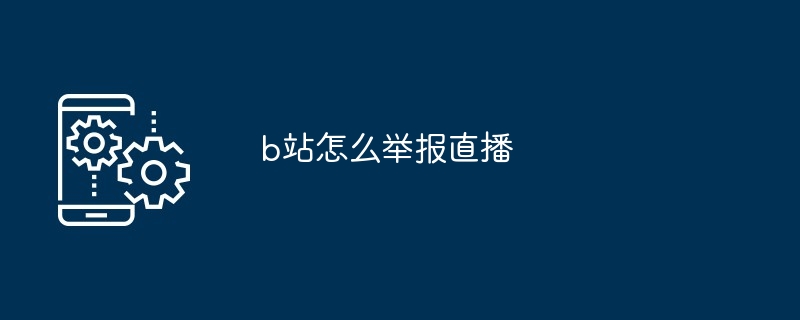 b站怎么举报直播插图 b站怎么举报直播