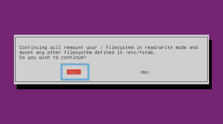 Ubuntu怎么重置Root密码? ubuntu强制修改root密码的两种方法插图5 Ubuntu怎么重置Root密码? ubuntu强制修改root密码的两种方法插图5