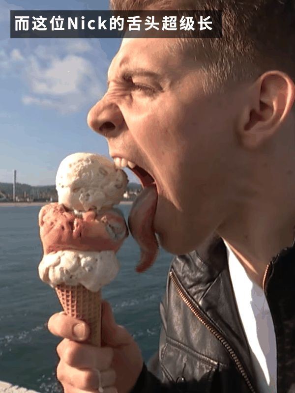 美国一姐姐拥有世界最宽的舌头!一次性可吃四个棒棒糖插图7 美国一姐姐拥有世界最宽的舌头!一次性可吃四个棒棒糖