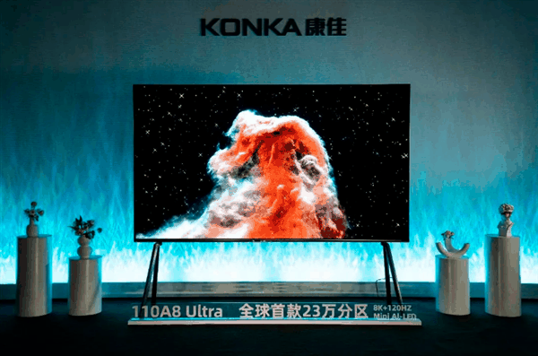 全球首款!康佳发布23万+背光分区MiniLED电视:首发299999元插图 全球首款!康佳发布23万+背光分区MiniLED电视:首发299999元