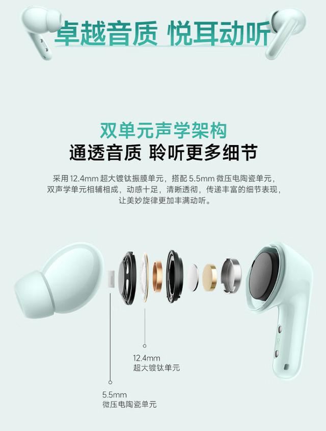 Redmi Buds 6耳机正式发布:199元 续航长达42小时插图4