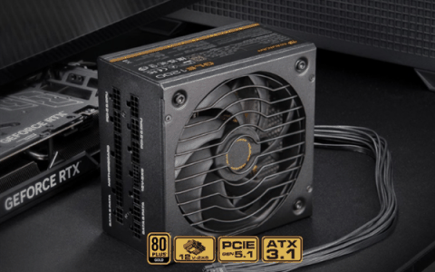 骨伽推出GLE系列电源：支持ATX 3.1和PCIe 5.1规范
