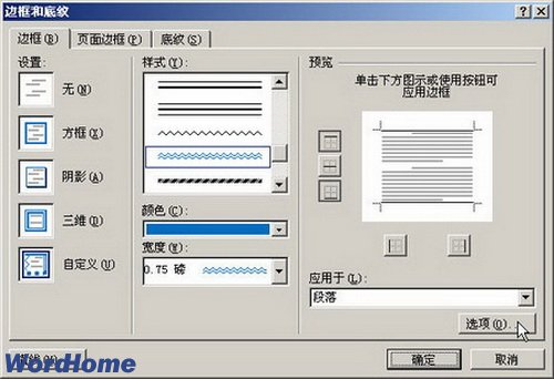 Word2007段落边框格式的设置插图1 Word2007段落边框格式的设置