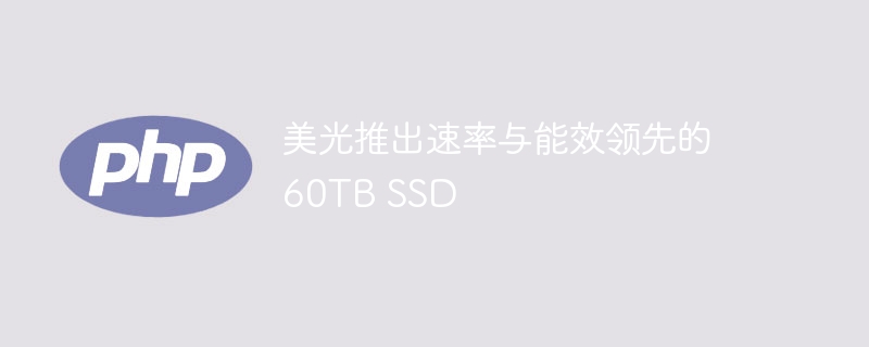 美光推出速率与能效领先的60TBSSD插图