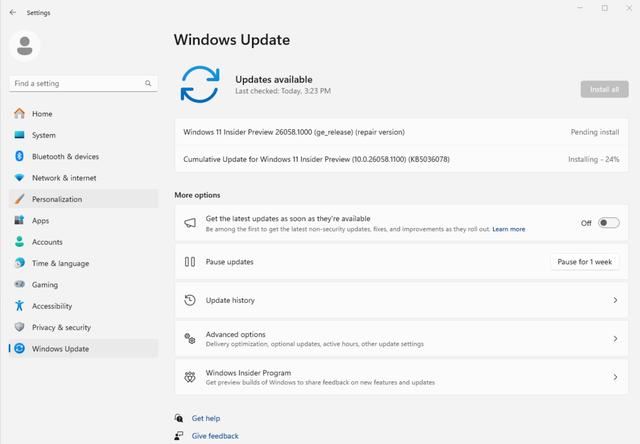 Win11新功能! Windows Update一键修复系统问题详解插图1 Win11新功能! Windows Update一键修复系统问题详解插图1