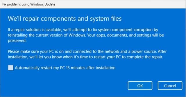 Win11新功能! Windows Update一键修复系统问题详解插图2 Win11新功能! Windows Update一键修复系统问题详解插图2