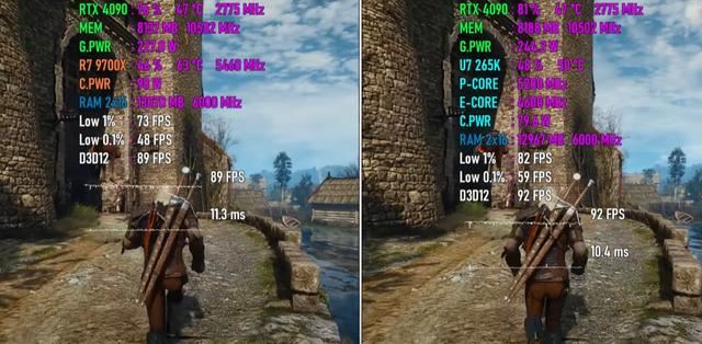 Core Ultra 7 265K和Ryzen 7 9700X怎么选? 七款游戏性能测评插图8