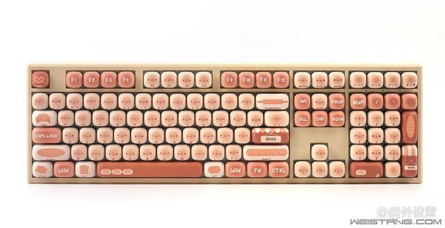 个性化与实用兼具的神器! 魔极客AKKO MG108B馒头乐园三模机械键盘评测插图4 个性化与实用兼具的神器! 魔极客AKKO MG108B馒头乐园三模机械键盘评测插图4