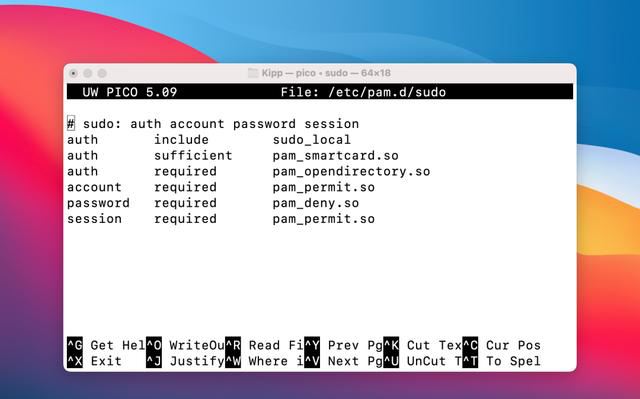 Mac终端怎么使用Touch ID进行身份验证?