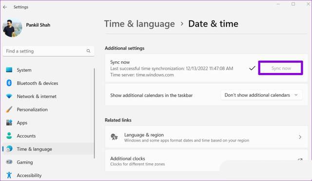 Win11时间不准?怎么办? 修复Win11显示错误时间的六种方法插图2 Win11时间不准?怎么办? 修复Win11显示错误时间的六种方法插图2