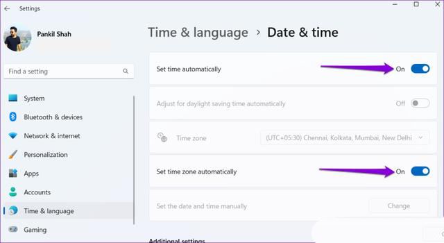 Win11时间不准?怎么办? 修复Win11显示错误时间的六种方法插图4 Win11时间不准?怎么办? 修复Win11显示错误时间的六种方法插图4