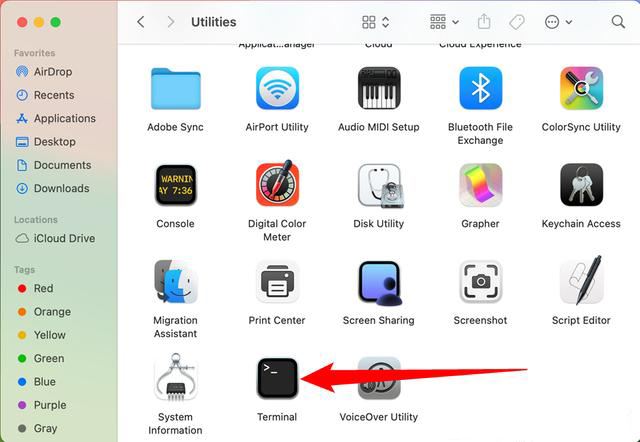 Mac电脑怎么打开终端? 在Mac中打开终端Terminal的3种方法插图6