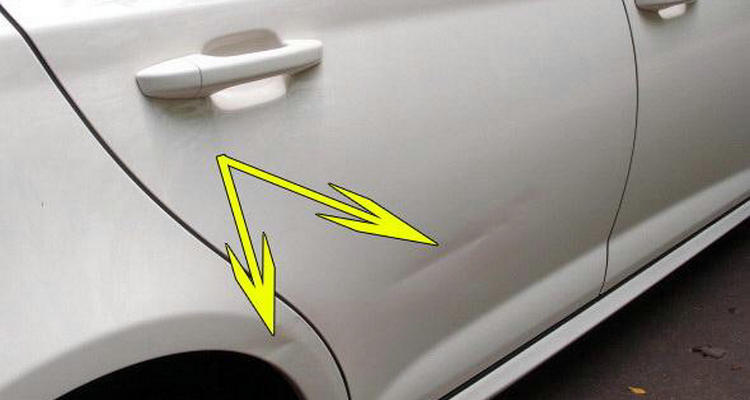 车门刮了一道凹槽怎么处理(车门刮了一道凹痕怎么修复)