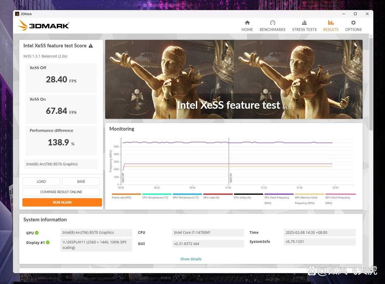 值得购买的1999元甜点显卡! 傲世ONIX Odyssey 征途Arc B570显卡测评插图44