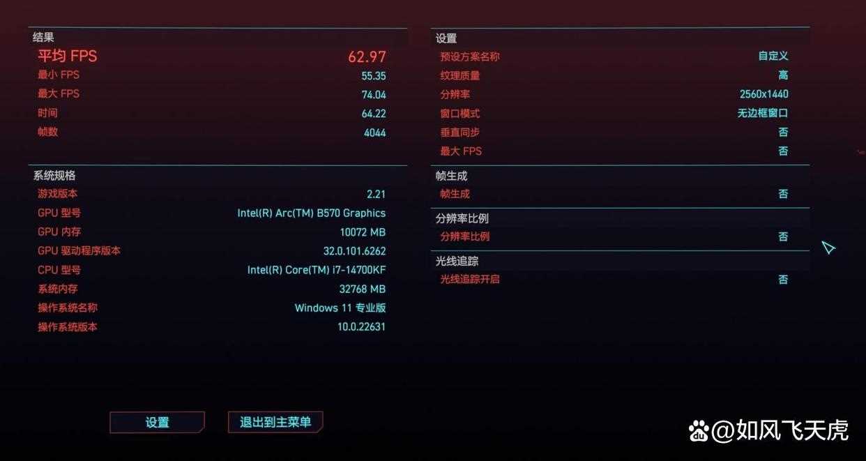 值得购买的1999元甜点显卡! 傲世ONIX Odyssey 征途Arc B570显卡测评插图52