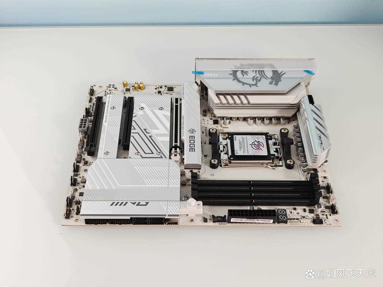 纯白主板赛道的有力竞争者! 微星MPG B850 EDGE TI WIFI刀锋钛主板测评插图