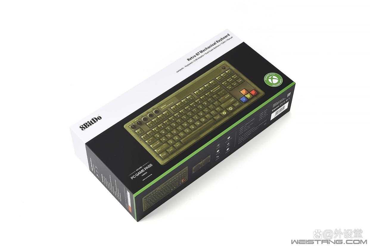 复古与科技的碰撞! 八位堂 Retro 87X 三模无线机械键盘详细评测插图