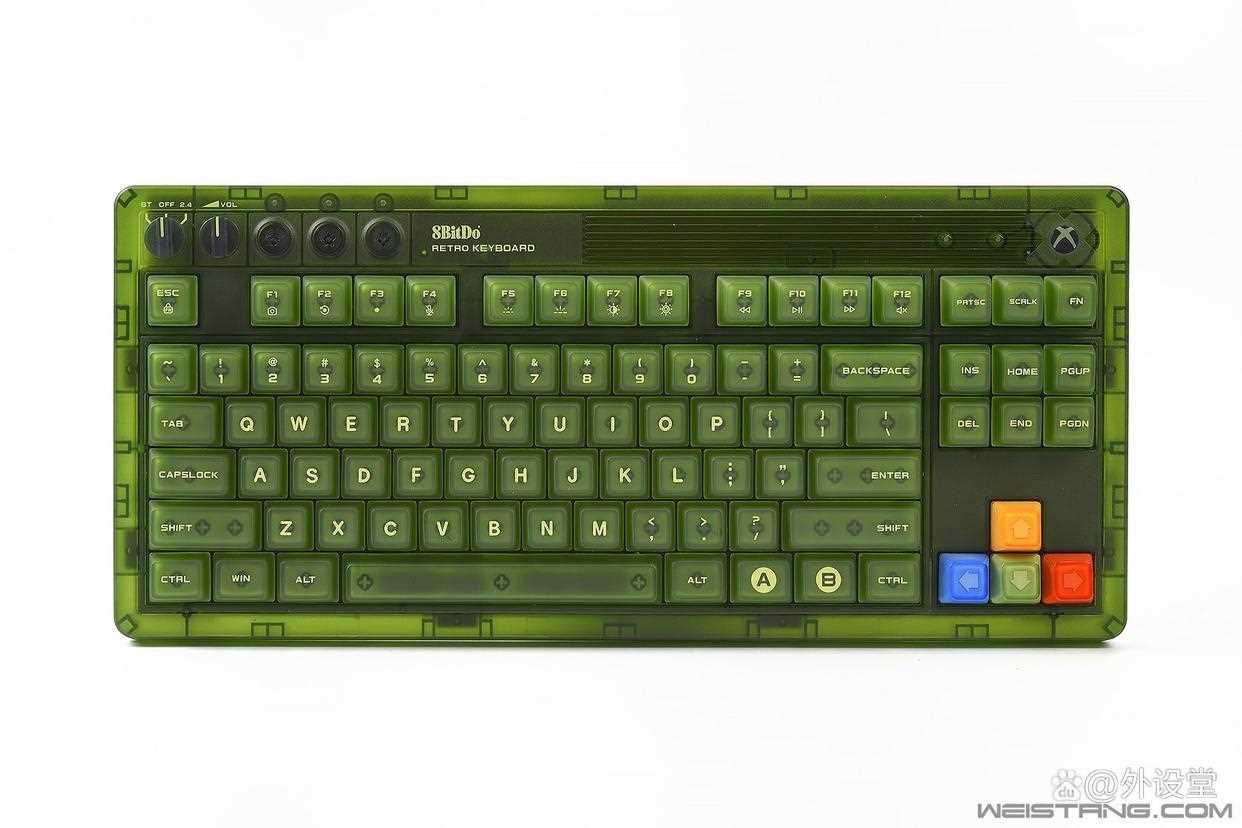 复古与科技的碰撞! 八位堂 Retro 87X 三模无线机械键盘详细评测插图4