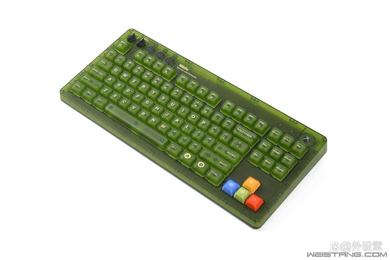 复古与科技的碰撞! 八位堂 Retro 87X 三模无线机械键盘详细评测插图8