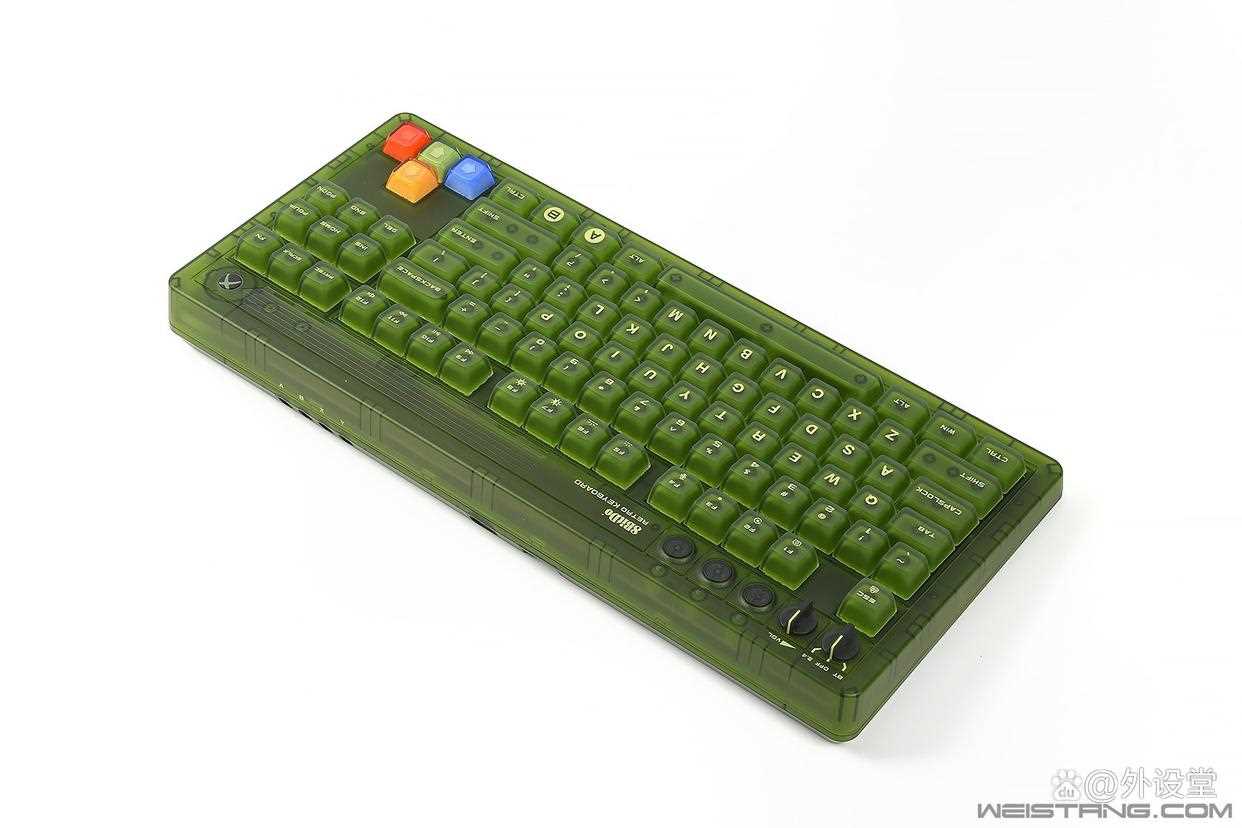 复古与科技的碰撞! 八位堂 Retro 87X 三模无线机械键盘详细评测插图9