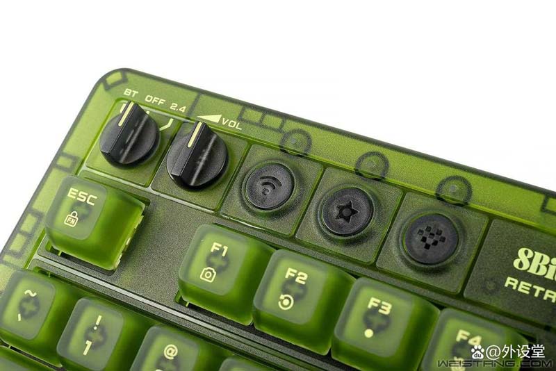复古与科技的碰撞! 八位堂 Retro 87X 三模无线机械键盘详细评测插图17
