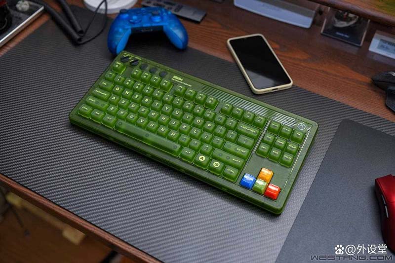 复古与科技的碰撞! 八位堂 Retro 87X 三模无线机械键盘详细评测插图60