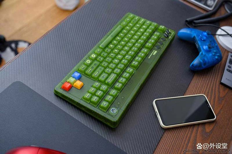 复古与科技的碰撞! 八位堂 Retro 87X 三模无线机械键盘详细评测插图61