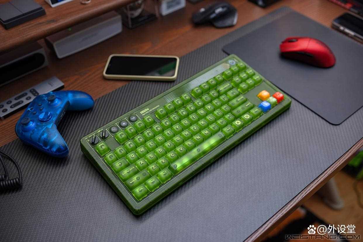 复古与科技的碰撞! 八位堂 Retro 87X 三模无线机械键盘详细评测插图67