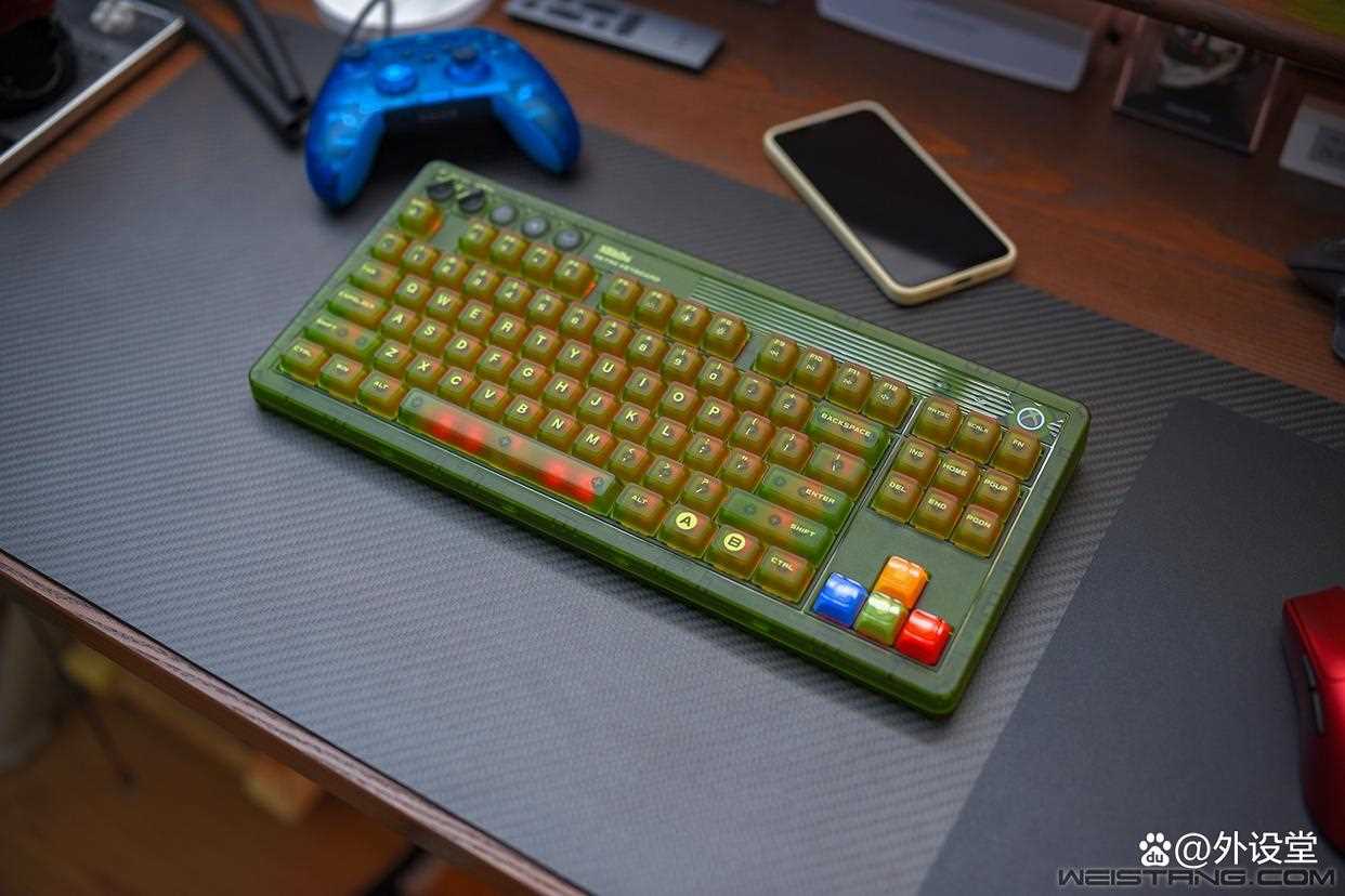 复古与科技的碰撞! 八位堂 Retro 87X 三模无线机械键盘详细评测插图69