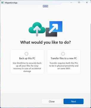 Win11 Beta预览版 Build 22635.4945新功能:迁移应用曝光 助力PC数据转移插图