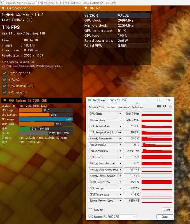 蓝宝石Radeon RX 7650 GRE黑钻版首发测评:1080P全高畅玩3A大作插图15 蓝宝石Radeon RX 7650 GRE黑钻版首发测评:1080P全高畅玩3A大作插图15