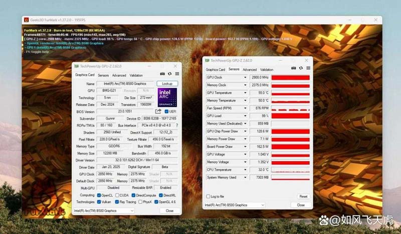 英特尔2代显卡升级完胜N卡4060! 蓝戟B580 Photon 12G OC显卡拆解测评插图21