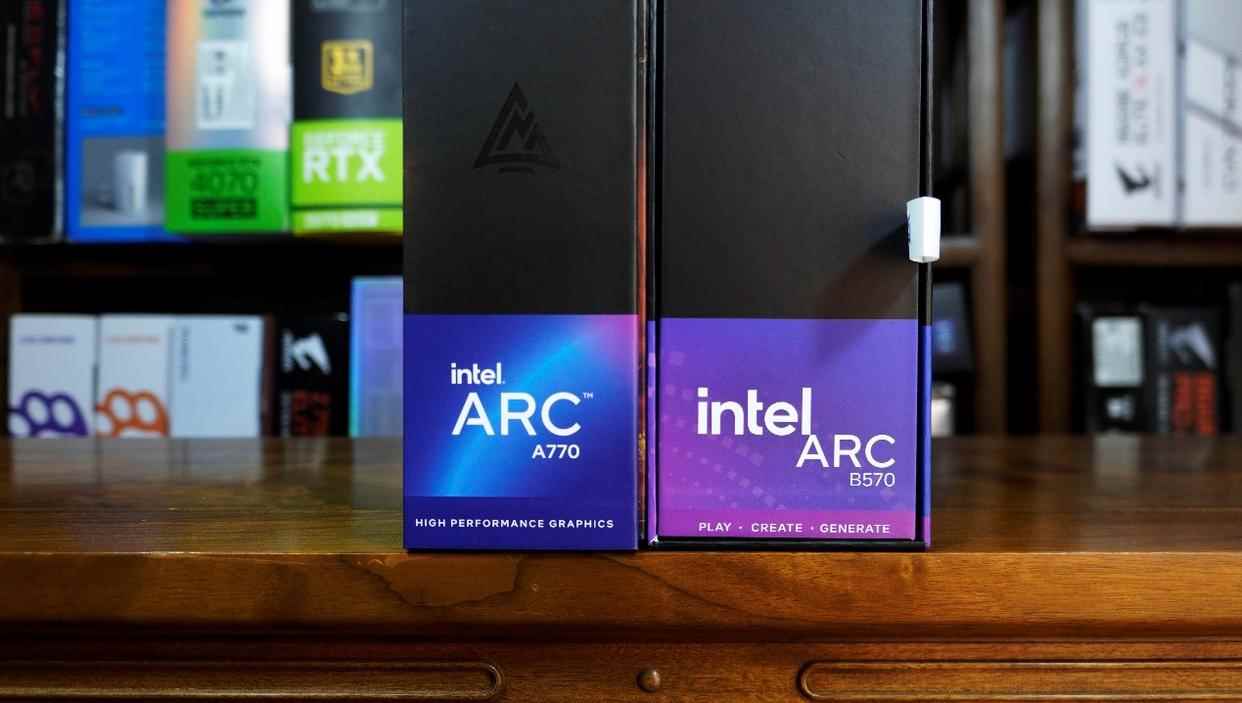 差价百元! Intel同系列显卡10GB显存的B570 还是16GB显存的A770?插图1