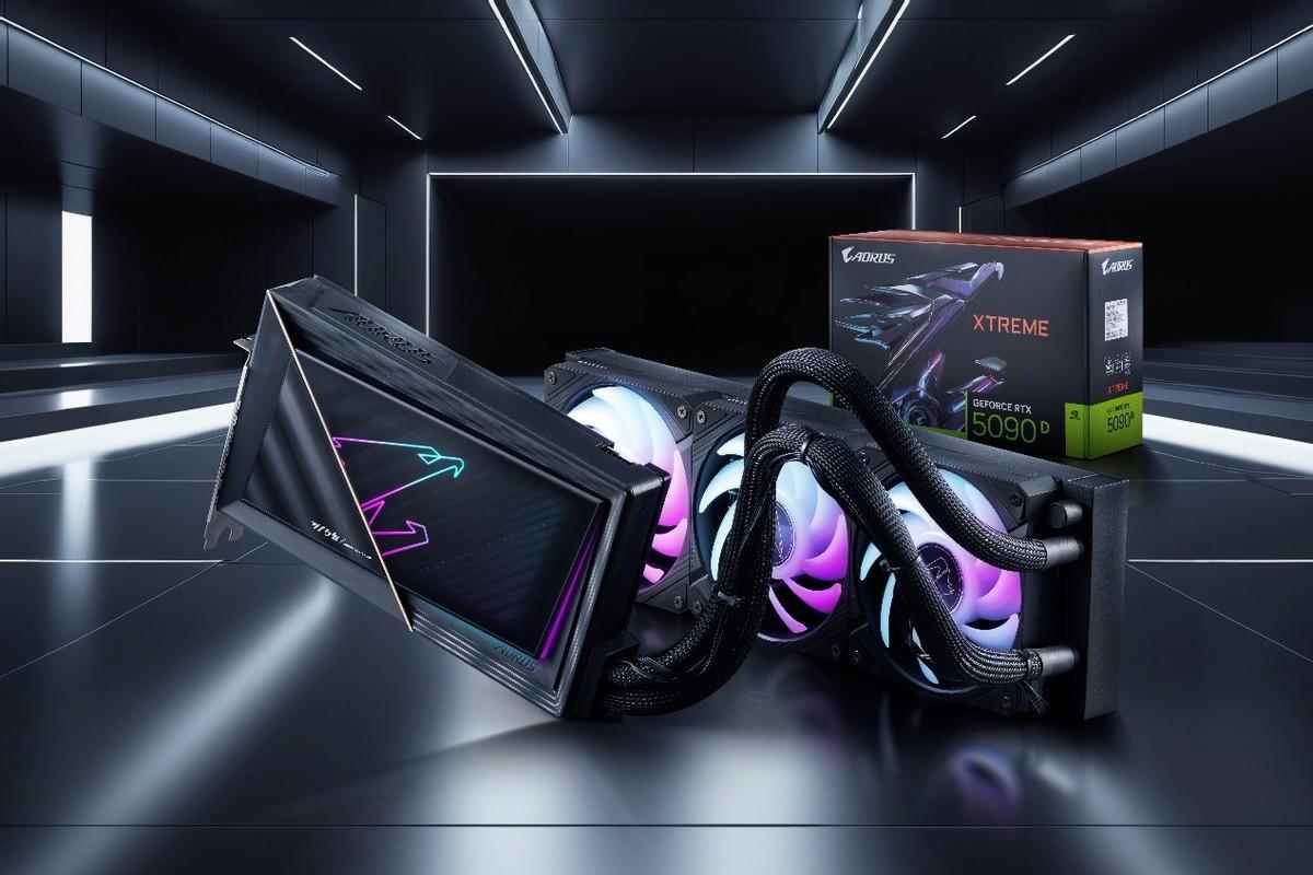 AORUS RTX 5090D XTREME水雕显卡测评: 极致散热加持顶级非公插图 AORUS RTX 5090D XTREME水雕显卡测评: 极致散热加持顶级非公插图