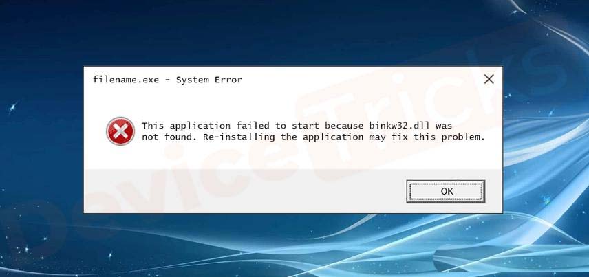 电脑提示binkw32.dll缺失怎么办? 教你轻松解决binkw32.dll丢失问题修复技巧插图1