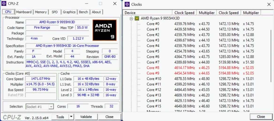 AMD 锐龙 9 9955HX3D首测:单核多核一路领先