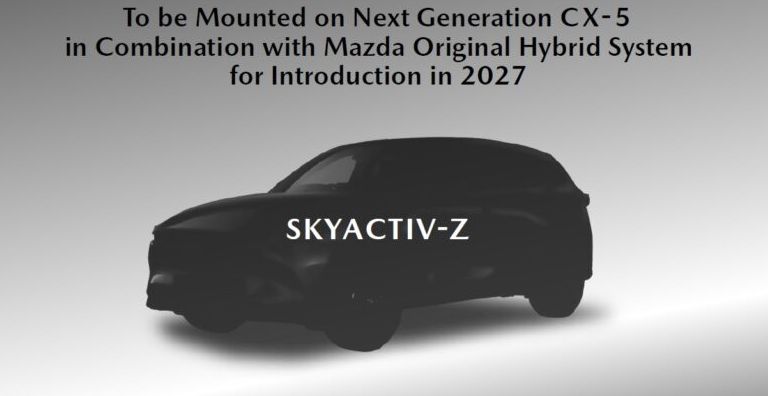 马自达预告2款跨界SUV，大改款CX-5搭2.5升油电混动系统