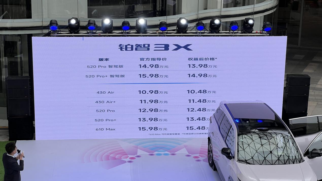 干崩服务器的热销合资纯电，铂智3X重庆上市现场实拍插图4