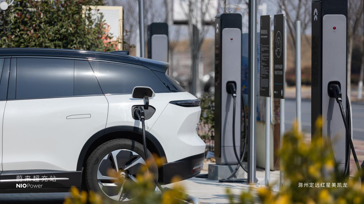 滁州定远蔚来充换电一体站正式上线插图1