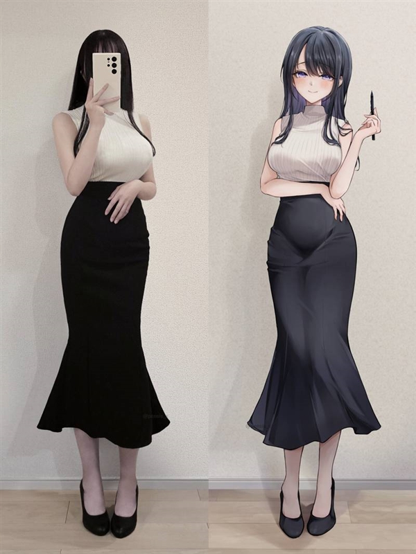 女画师回应AI作画质疑：我参考自己身体画的