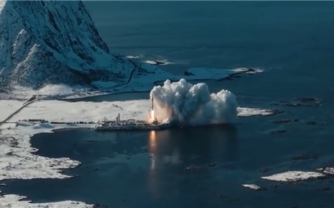 德国自研新火箭首发坠毁 事发全过程视频曝光：遗憾但绝美