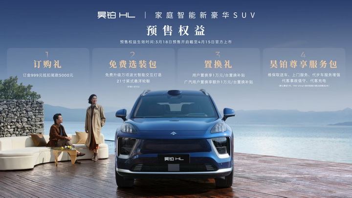 预售27.98万起，广汽昊铂HL来了，搭激光雷达+夜视系统！插图2