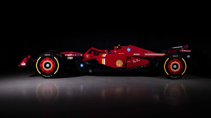 耗时超1200小时，乐高1:1法拉利车模亮相 只差一个驾驶员插图1