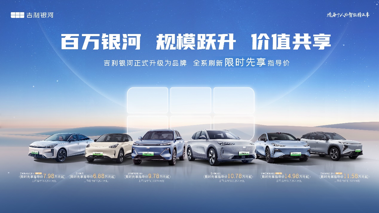吉利银河正式升级为吉利银河品牌！插图1