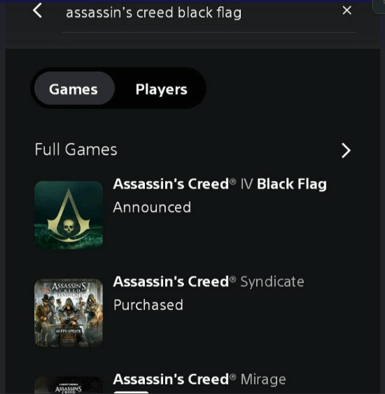 《刺客信条：黑旗》重制版新动向：PS商店出现奇怪标注