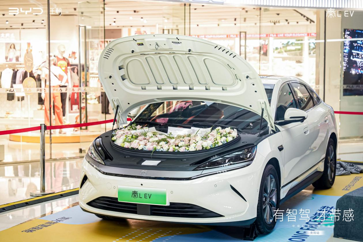 智美中级车秦L EV智驾版贵阳上市 11.98万起售引热潮插图5