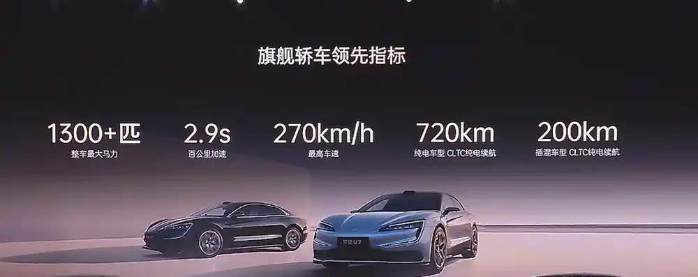 仰望U7正式上市，62.8万起，配四电机，加速2.9秒