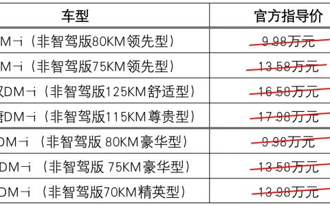 比亚迪王朝、海洋网非智驾版7款车型限时优惠，最低8.98万元起